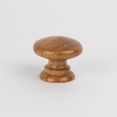 Knob style A 36mm oak lacquered wooden knob